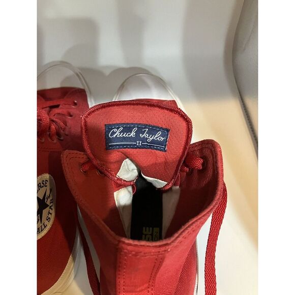 Red Converse Chuck Taylor II  All Star HiTop Unisex Big Kid/Ladies Shoes SZ 7-E8 - Picture 8 of 8